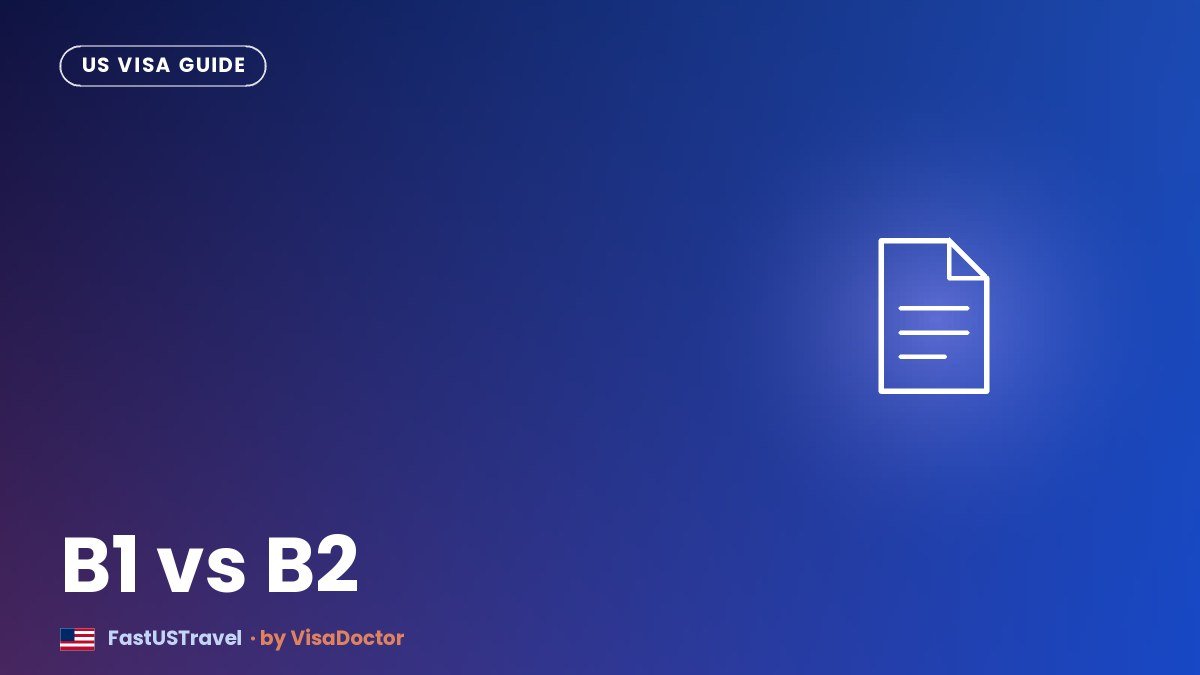 B1 vs B2 Visa Explained for UAE Residents in Dubai