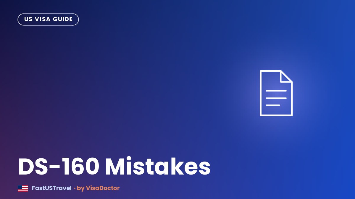 DS-160 Mistakes to Avoid for UAE Residents in Dubai